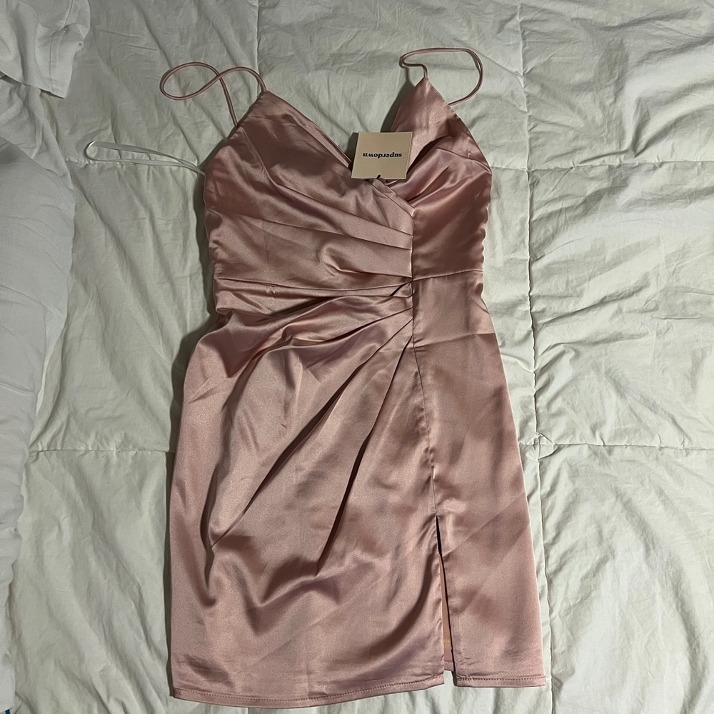 Superdown Blush Pink Mini Dress